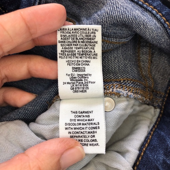 Free People Button fly  skinny jeans size 27 - Picture 9 of 11